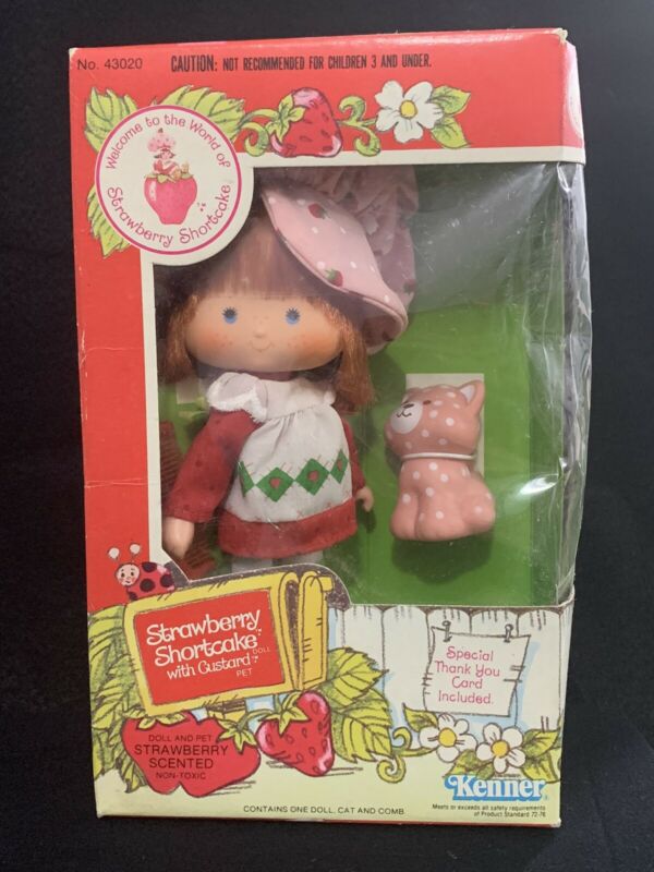 Strawberry Shortcake With Custard Pet -- Antique Price Guide Details Page