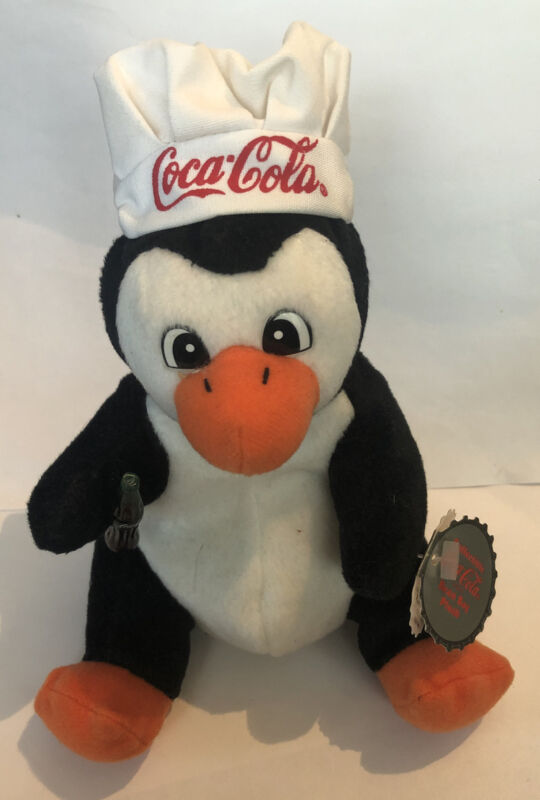coca cola penguin plush