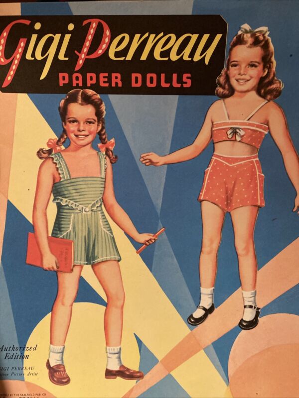 VINTAGE Paper Doll - Gigi Perreau - Saalfield -- Antique Price Guide ...