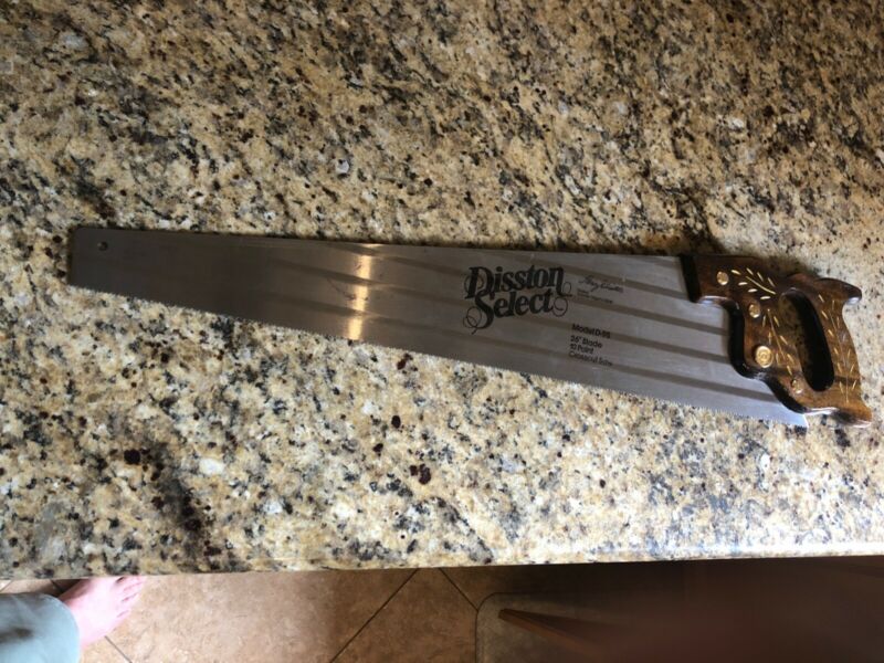 DISSTON SELECT Model D95S Hand Saw 10 pt. Cross Cut, USA Antique