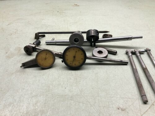 Machinist Tool Lot Jewel Dial Indicator Base Attachment Precision AMES 