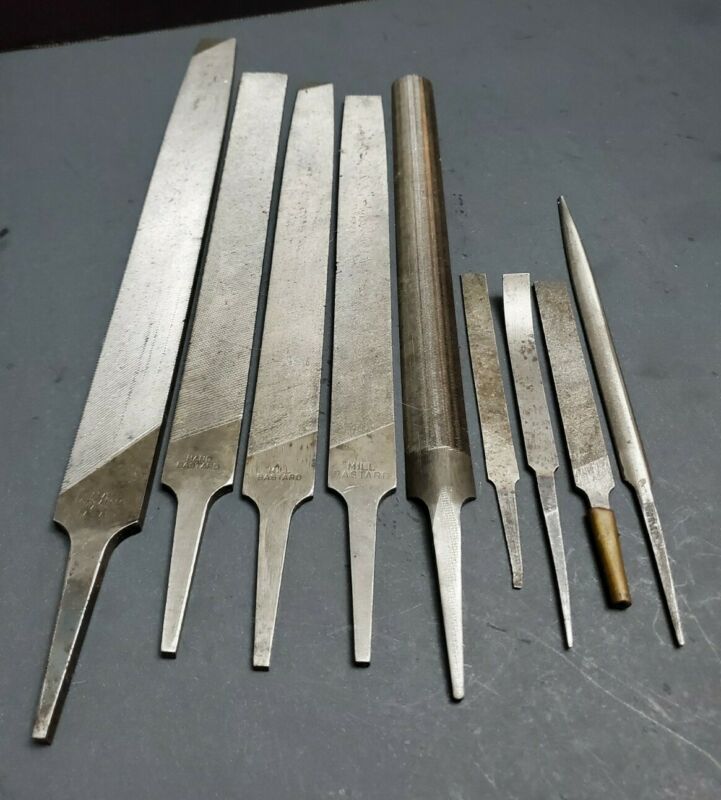 Lot of Files Nicholson USA Swiss Lathe Machinist Swiss Needle Bastard