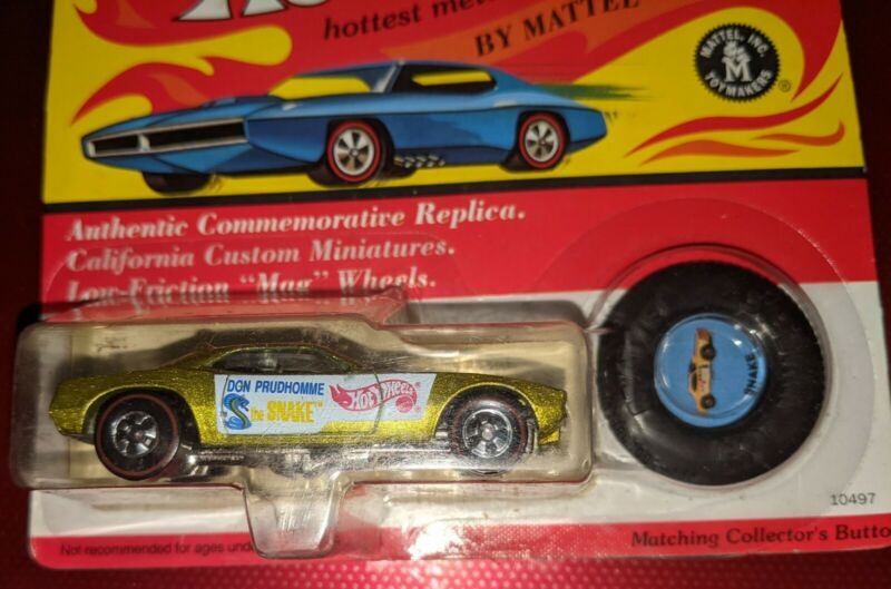 Hot Wheels Vintage Series Don The Snake Prudhomme Nhra Funnycar Gold