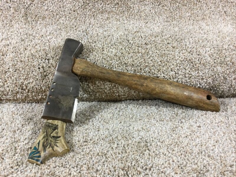 VTG VAUGHAN SUPER STEEL LATH SHINGLE ROOFING HATCHET AXE HEAD WAFFLE
