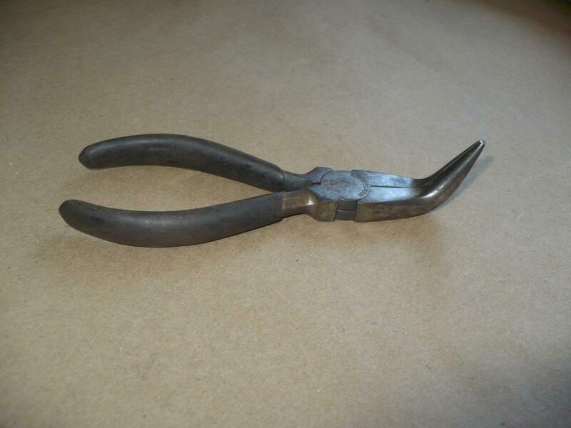 Vintage Craftsman Pair of Right Angle Needle Nose Pliers Antique