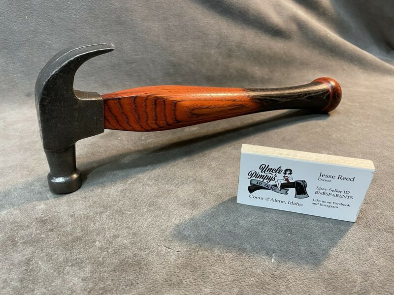 Vintage 16 oz old claw finish hammer custom JESSE REED baseball bat