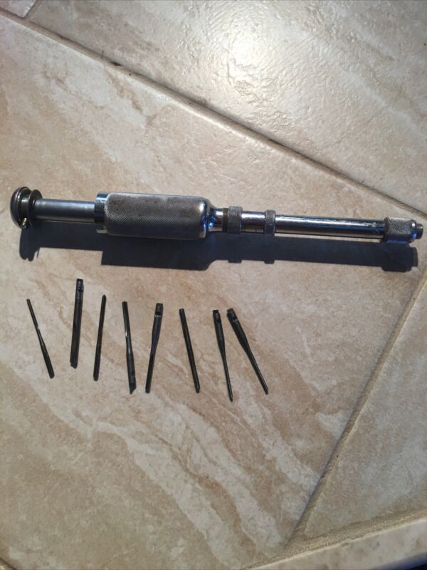 Vintage Stanley Yankee No. 41 Automatic Push Drill Reamer Drill With 7