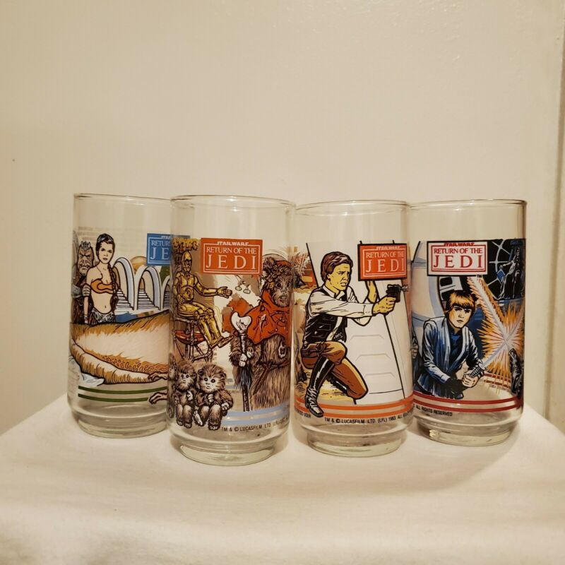 burger king return of the jedi collector glasses