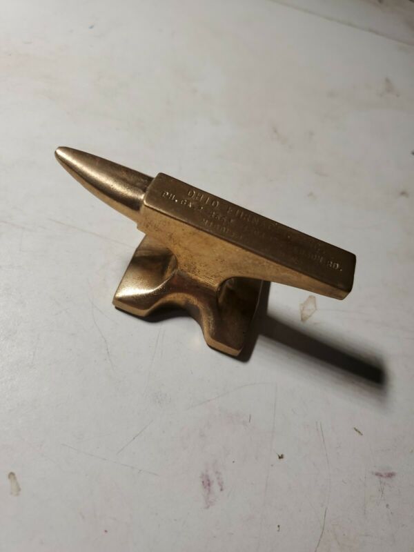 Vintage Miniature Brass Anvil Advertising Antique Price Guide
