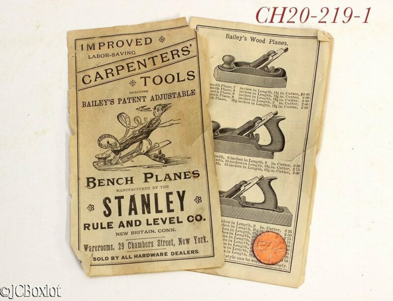 old antique STANLEY TOOLS IMP paper book catalog Antique Price Guide