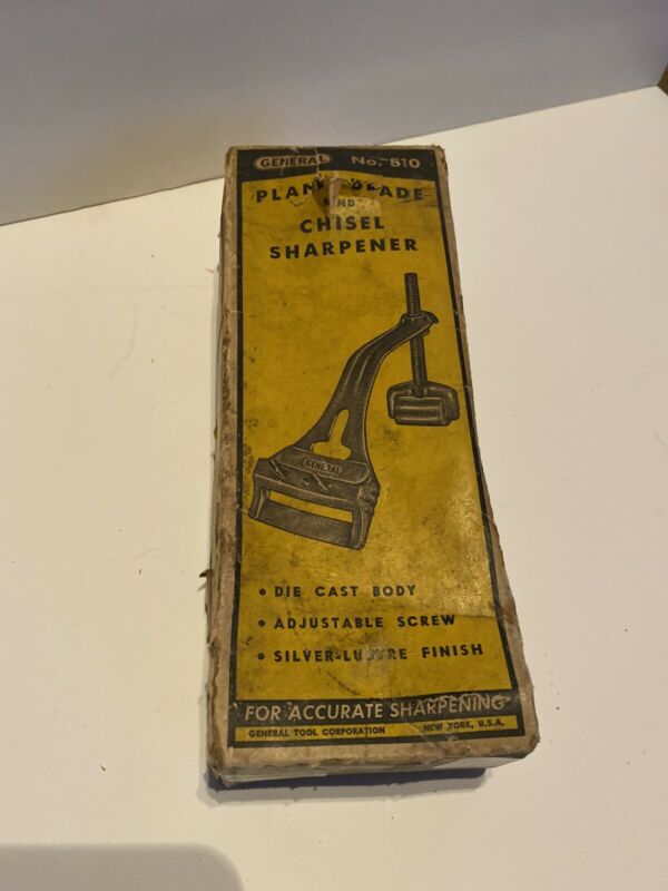 VINTAGE GENERAL PLANE BLADE AND CHISEL SHARPENER NO. 810 IN BOX