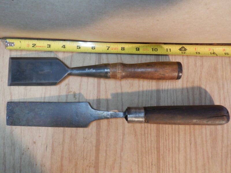 Vintage KEEN KUTTER Wood Chisel 2 Inches) and WM Greaves 1 1/2 inch