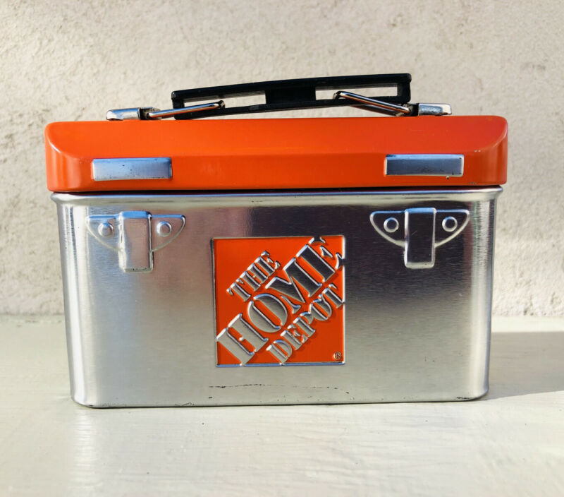 Home Depot Mini Toolbox Gift Card Holder Collectible Tin Antique