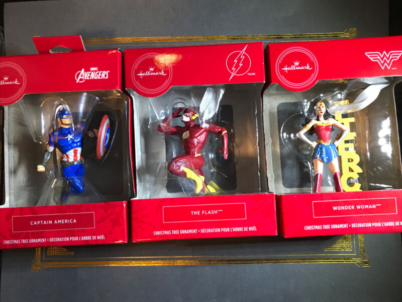 hallmark super hero ornaments