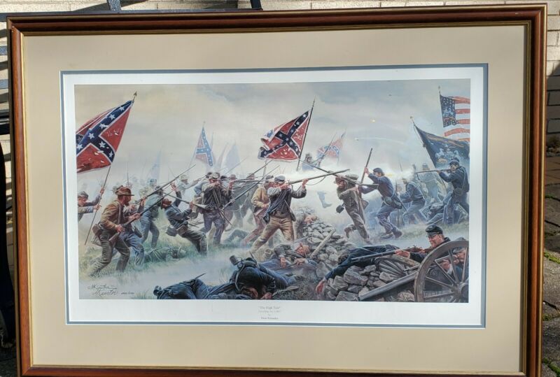 MORT KUNSTLER THE HIGH TIDE GETTYSBURG CIVIL WAR LIMITED EDITION PRINT