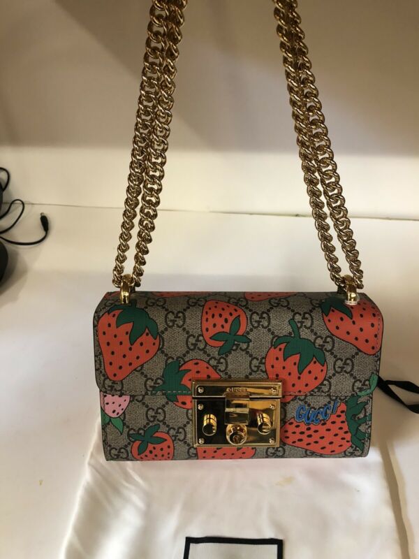 Gucci Strawberry Padlock Purse -- Antique Price Guide Details Page