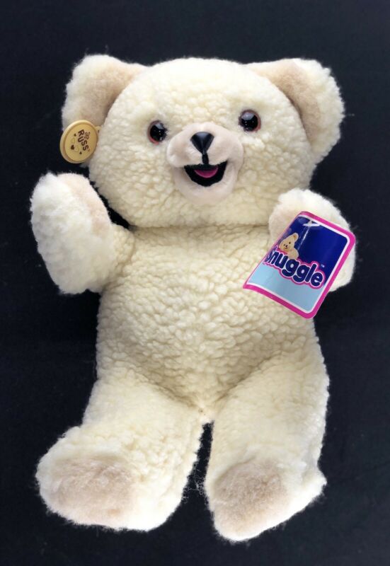 Vintage 1980s Russ Snuggle Lever Bros. Fabric Softener Plush Bear with ...