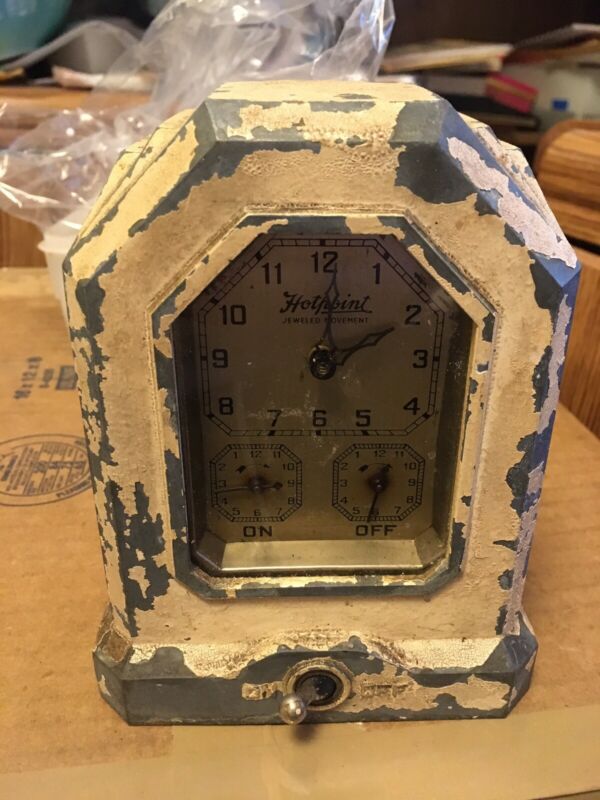 Antique Stove Top Timer Hotpoint Automatic Range Timer Lux Clock Co