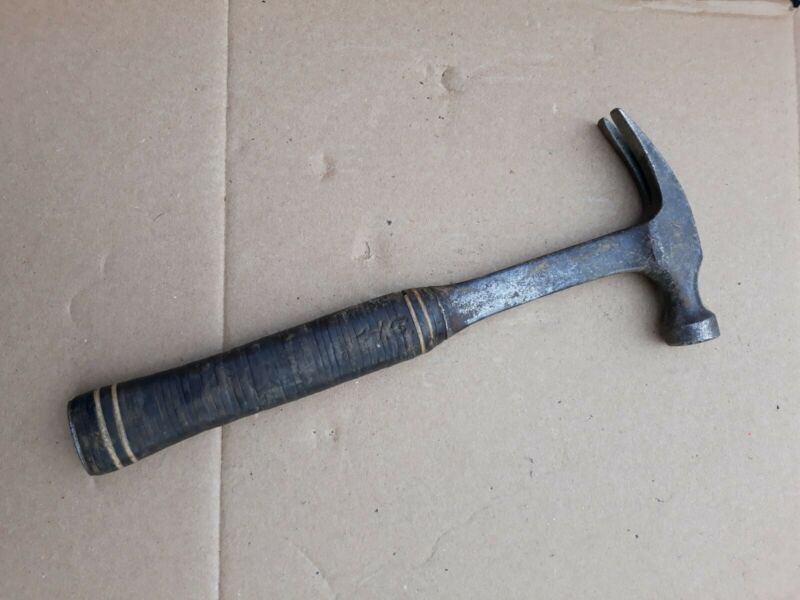 Vintage estwing hammer. 16 Oz. Leather Stacked Handle. Antique Price