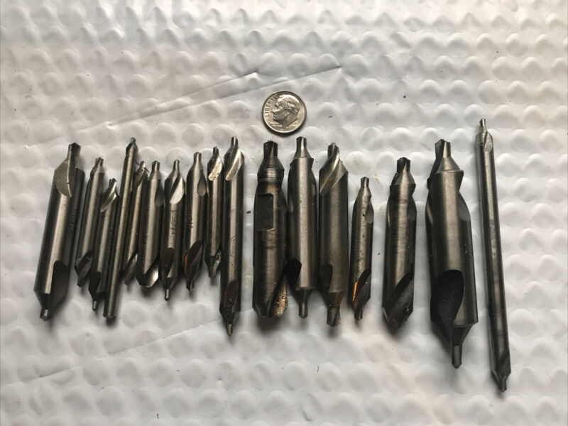 MACHINIST TOOLS LATHE MILL Machinist Lot of Center Drills Mill Lathe