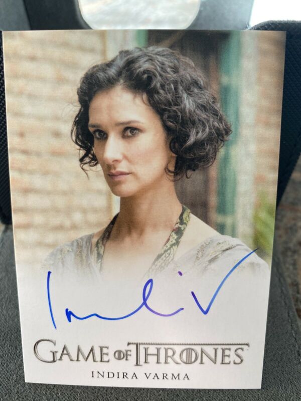 Game Of Thrones Season 7 Autograph Indira Varma -- Antique Price Guide