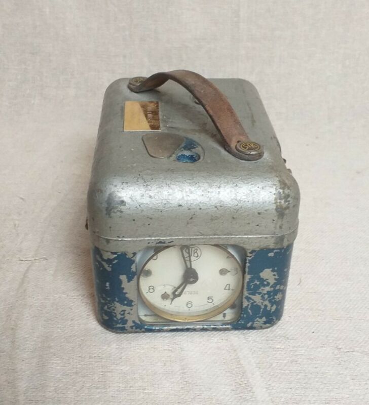 Vintage STB Racing Pigeon Timing Clock Antique Price Guide Details Page