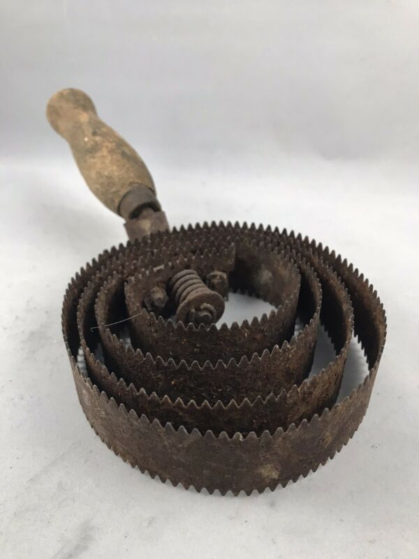 Antique Vintage Metal Horse Brush (Curry) Comb. Barn Farm Decor Rustic