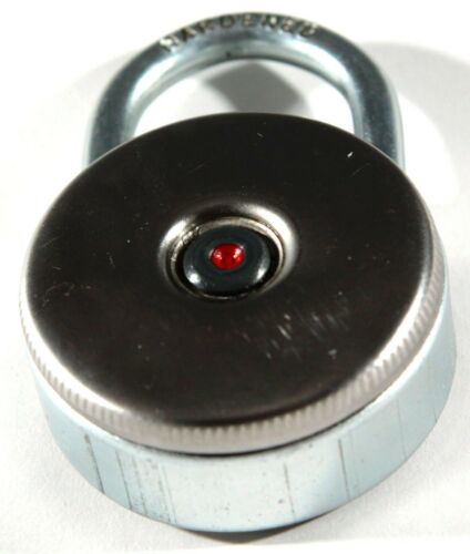 Antique Miller Keyless Padlock Low Vision Dial No Numbers Combination ...