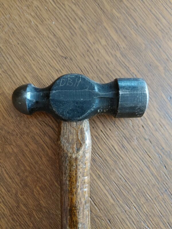 Vintage Stanley Made In USA 8 oz Ball Peen Hammer HO 308 Antique