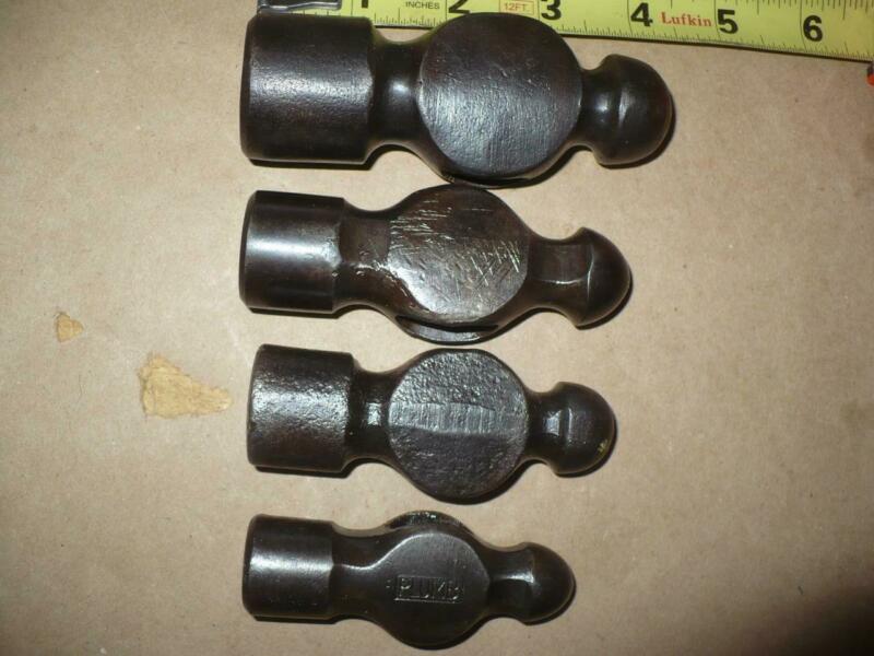 Four Vintage Ball Peen Hammer Heads Plumb, Craftsman Antique Price Guide Details Page