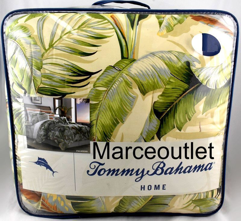 Tommy Bahama Home Palmiers Collection QUEEN Comforter Shams Set Multi
