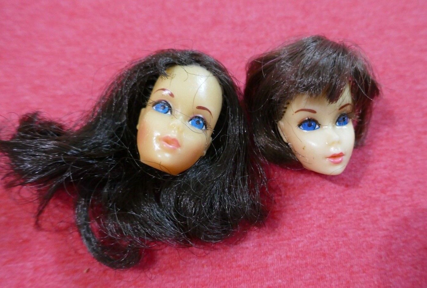 Vintage Barbie Doll Vintage Brunette Barbie Doll Heads with Forward 
