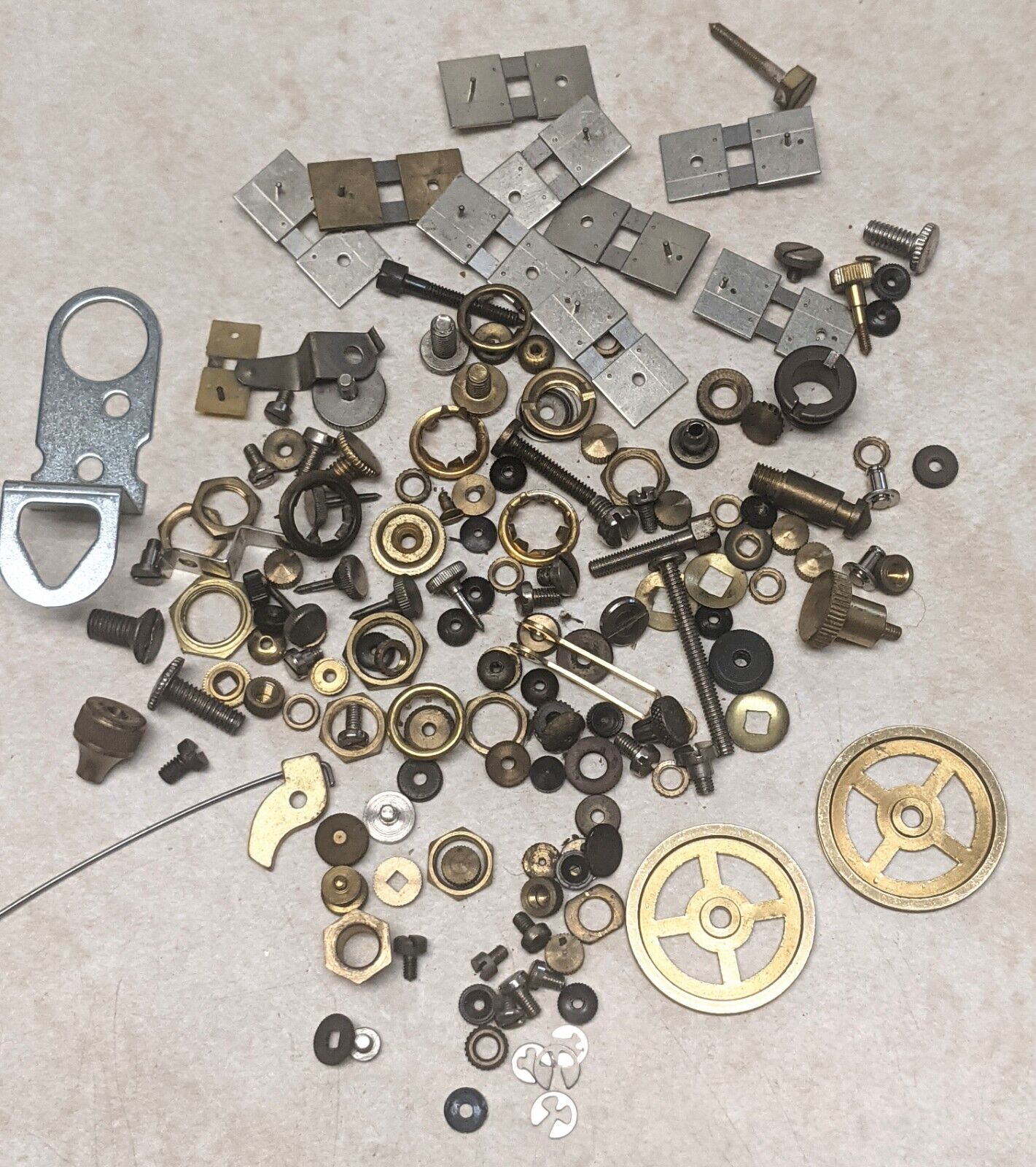 HUGE Assorted Antique Clock Dial / Face Lot Watchmaker Replacement