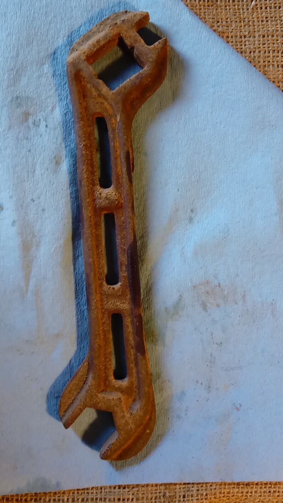 Antique WALDEN WORCESTER 3/434 RATCHET WRENCH Mechanic Farm Implement