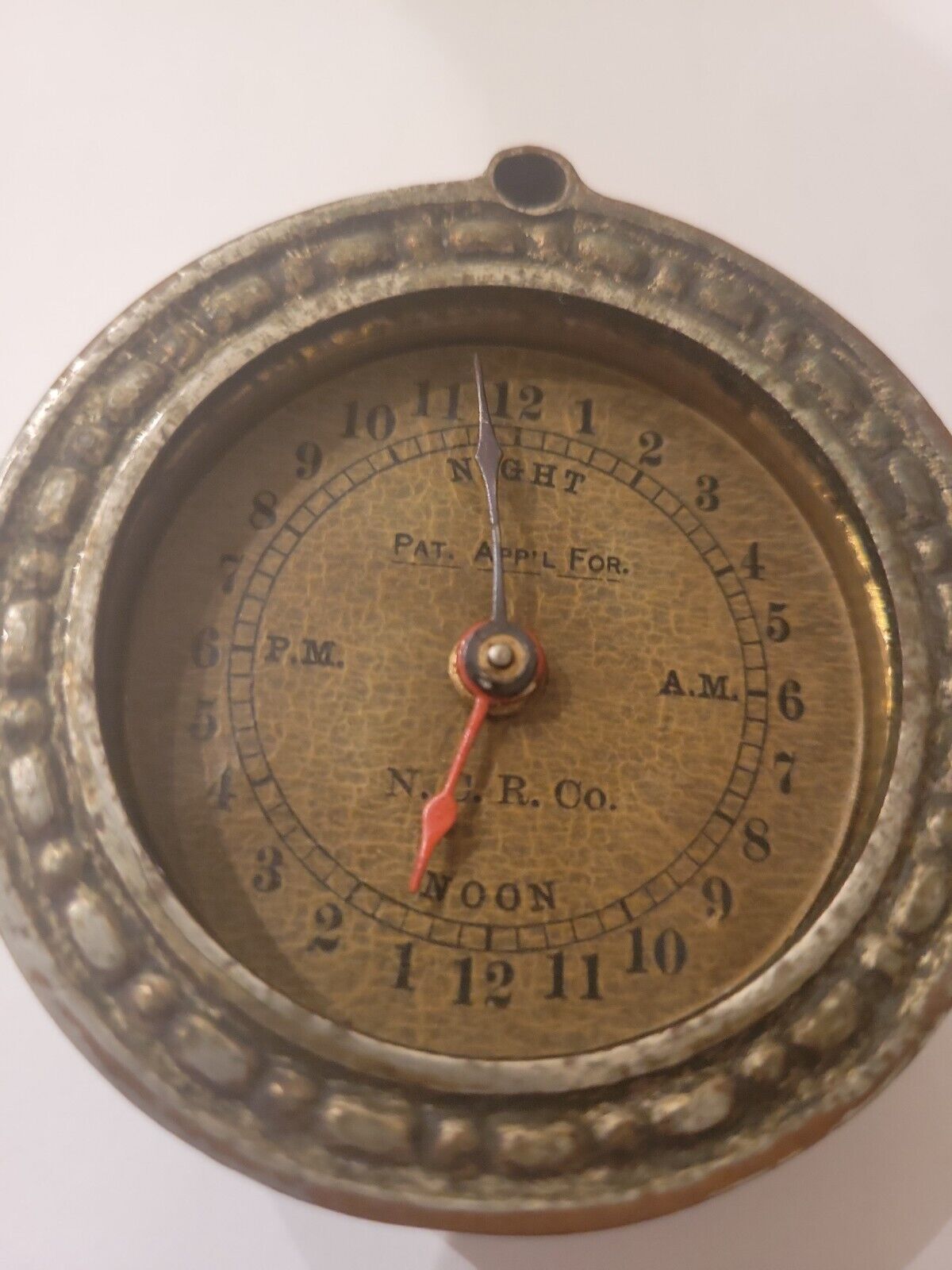 NATIONAL CASH REGISTER CLOCK. FOR PARTS. Antique Price Guide Details