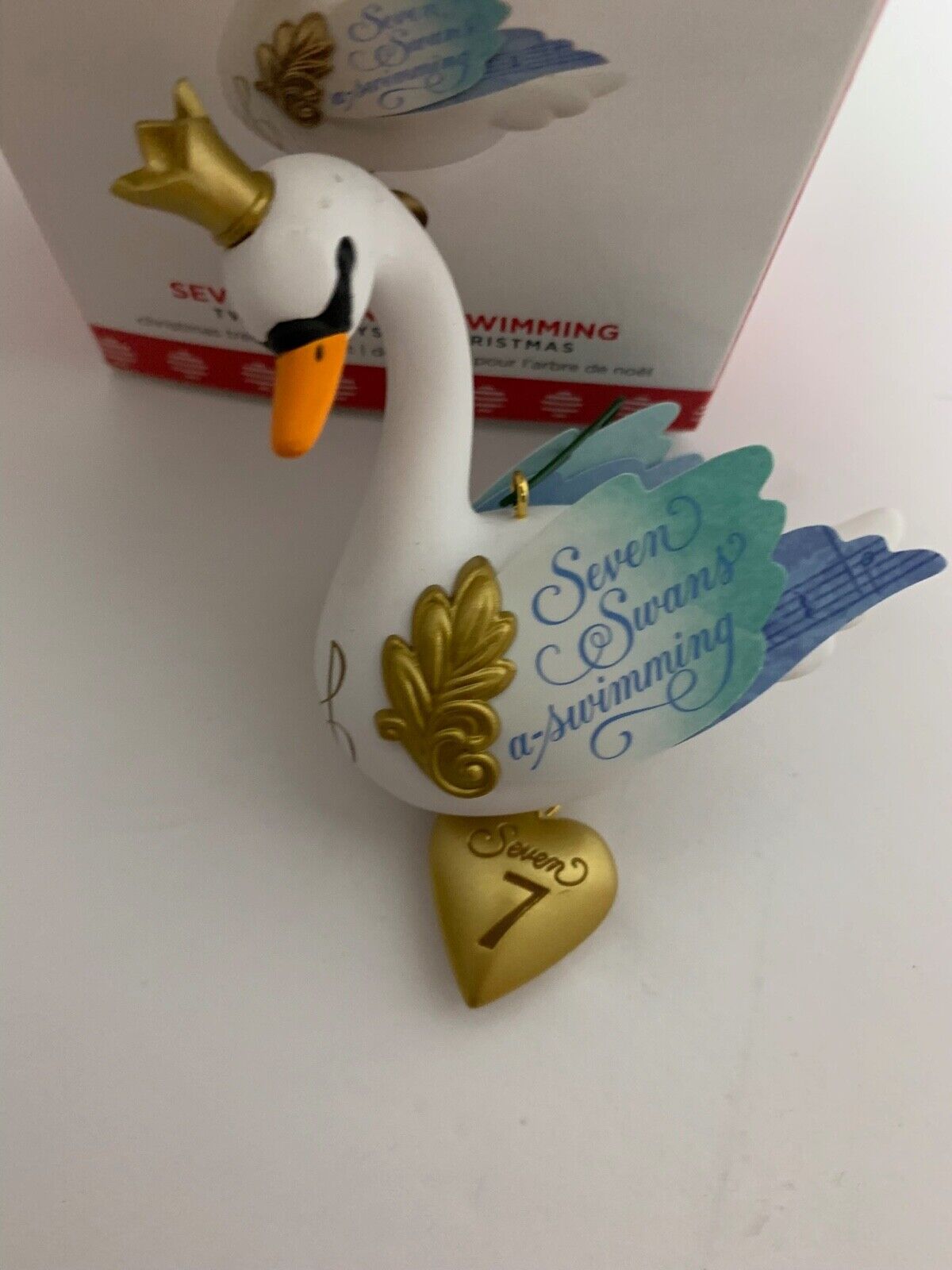 Hallmark Keepsake 2017 Seven SwansaSwimming Twelve Days of Christmas