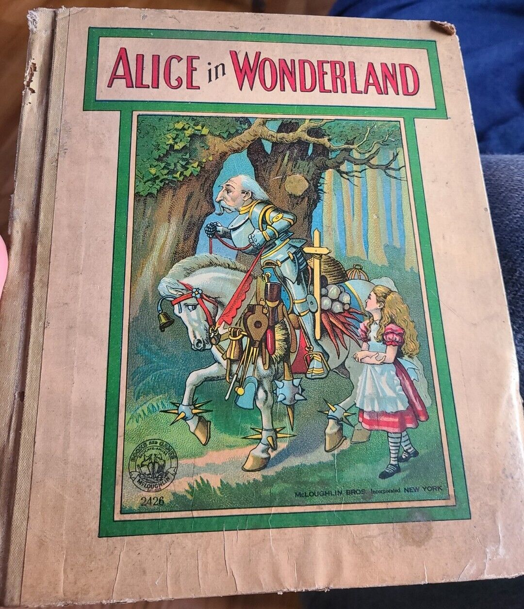 Antique 1903 Book ALICES ADVENTURES IN WONDERLAND By Carrol Illustrated ...