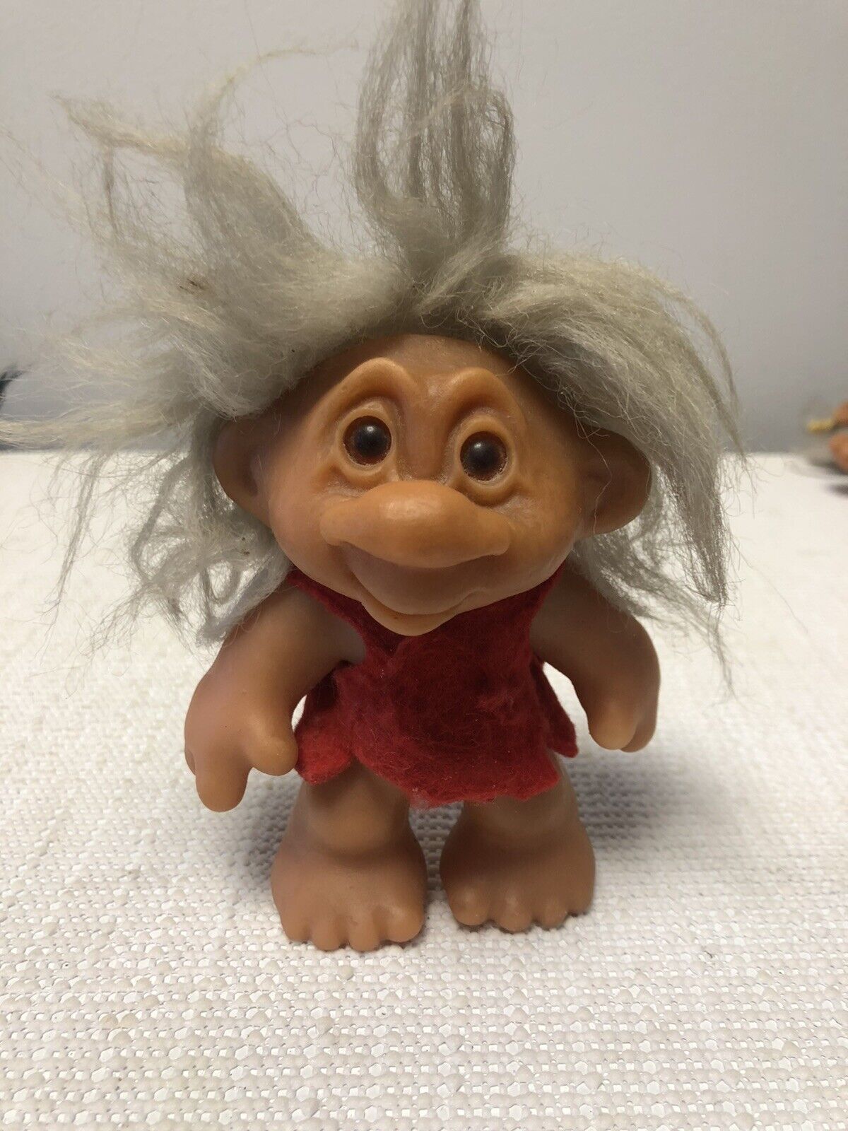 RARE 1968 Dam Denmark Troll Doll 534 Glass Eyes All Original Silver ...