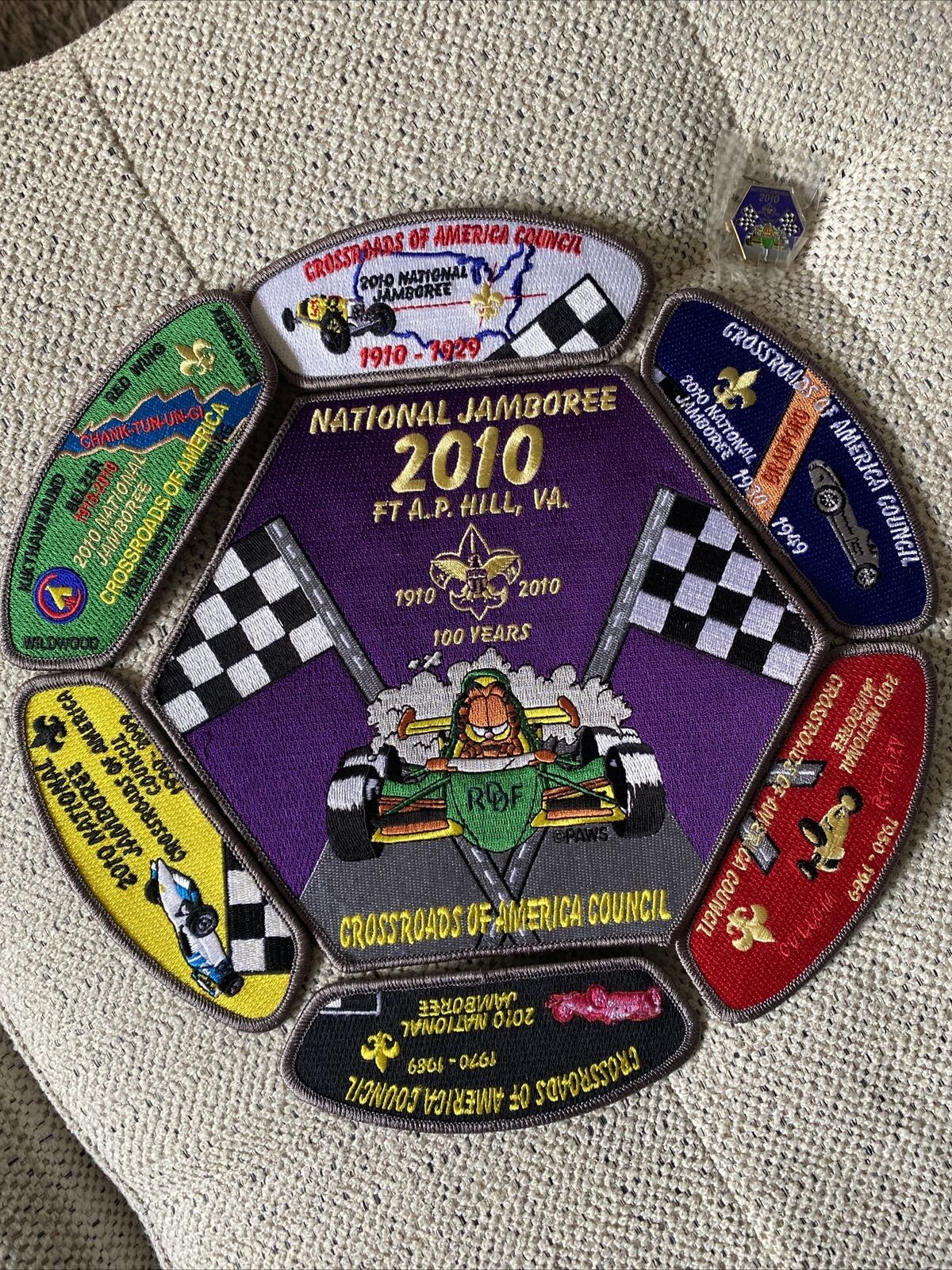 Boy Scout National Jamboree 2010 Crossroads of America Council Patches