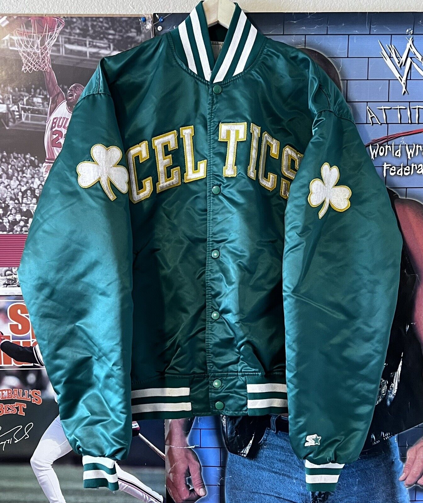 Vintage 90s Boston Celtics Starter Jacket -- Antique Price Guide ...