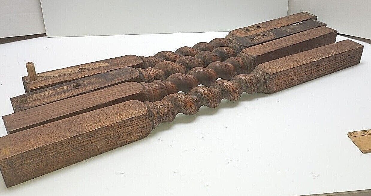 Vintage Turned Wood Spindle Legs Salvaged Set of Four 2834 Barley Twist Antique Price Guide
