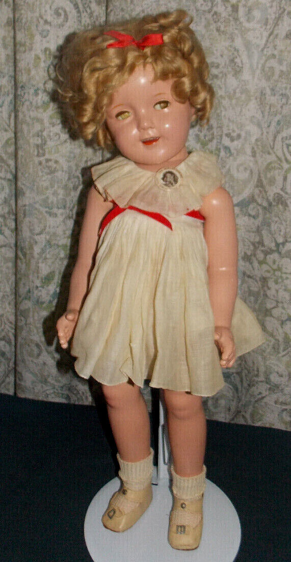 Antique Ideal Shirley Temple Composition Doll 2534 Flirty Eyes Original Clothes Antique
