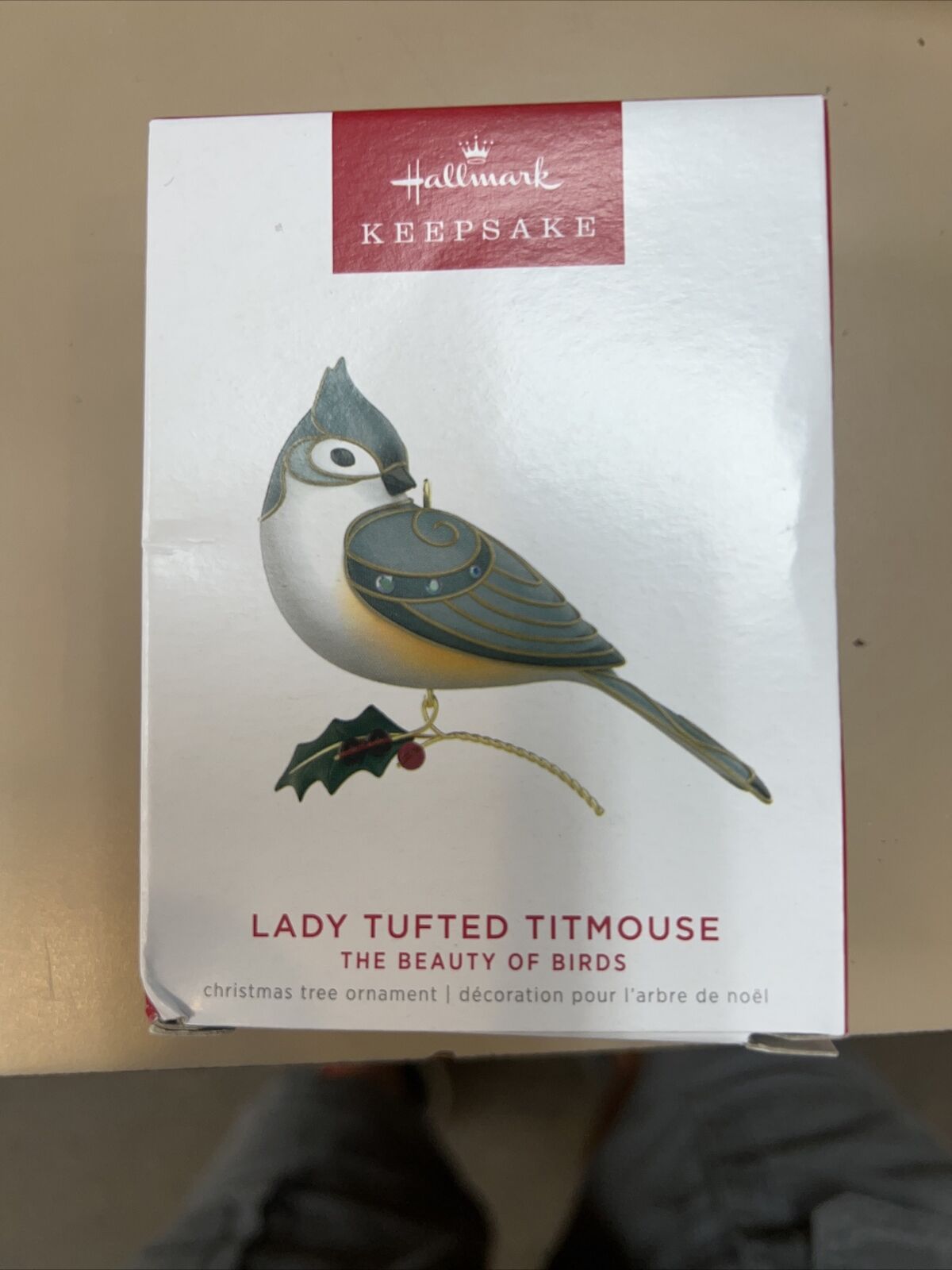 Hallmark Keepsake The Beauty of Birds Lady Tufted Titmouse Limited