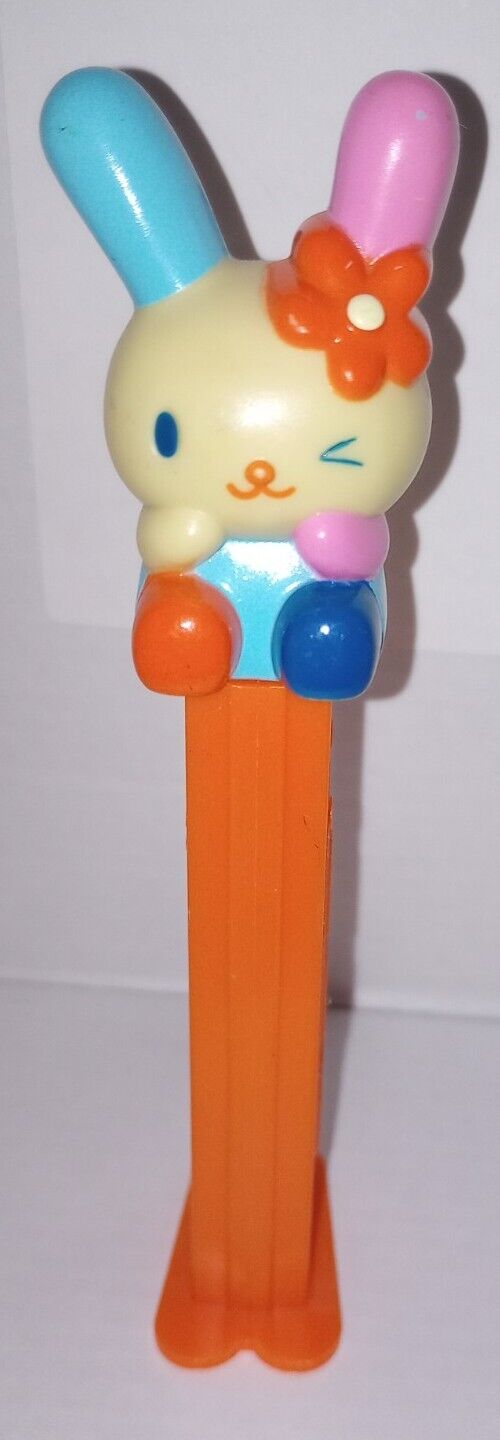 PEZ dispenser Sanrio 07 Usahana Hello Kitty Character Orange Stem Bunny