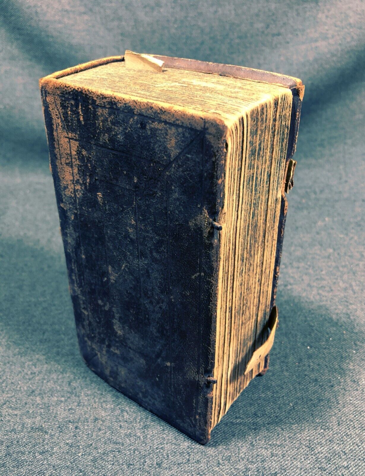 1815 German Language BIBLE D. Martin Luther Leather Antique Religious Book Antique Price