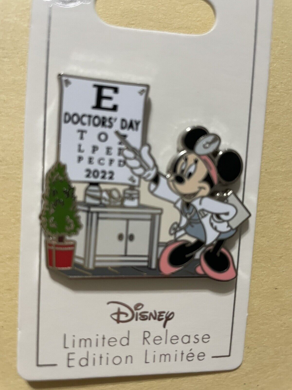 Disney Pin Doctors Day 2022 Minnie Mouse Limited Release Sold Out