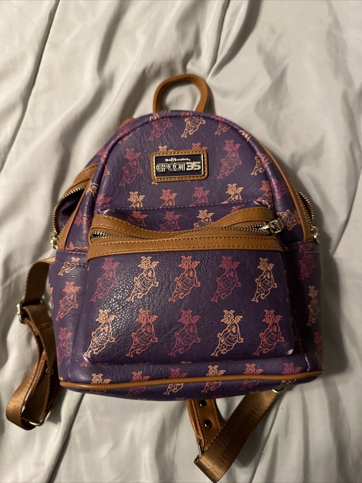 Disney Figment Loungefly Mini Backpack Epcot 35th Anniversary Disney ...