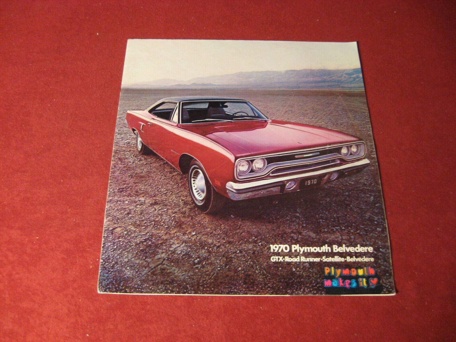 1970 Plymouth GTX Road Runner Sales Brochure Booklet Catalog Old