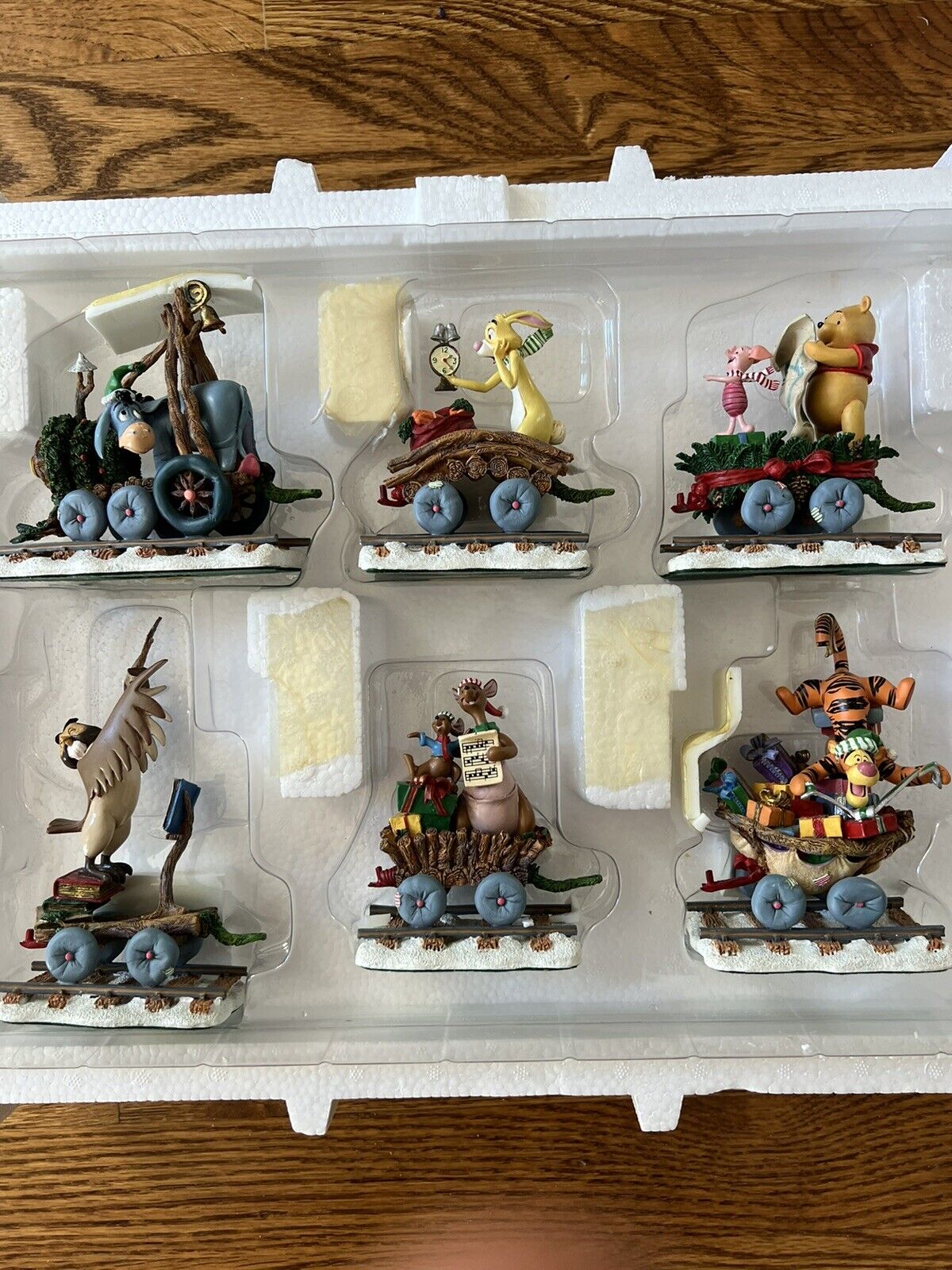 Vintage Danbury Mint EYORE WINNIE The POOH CHRISTMAS TRAIN Holiday Set ...