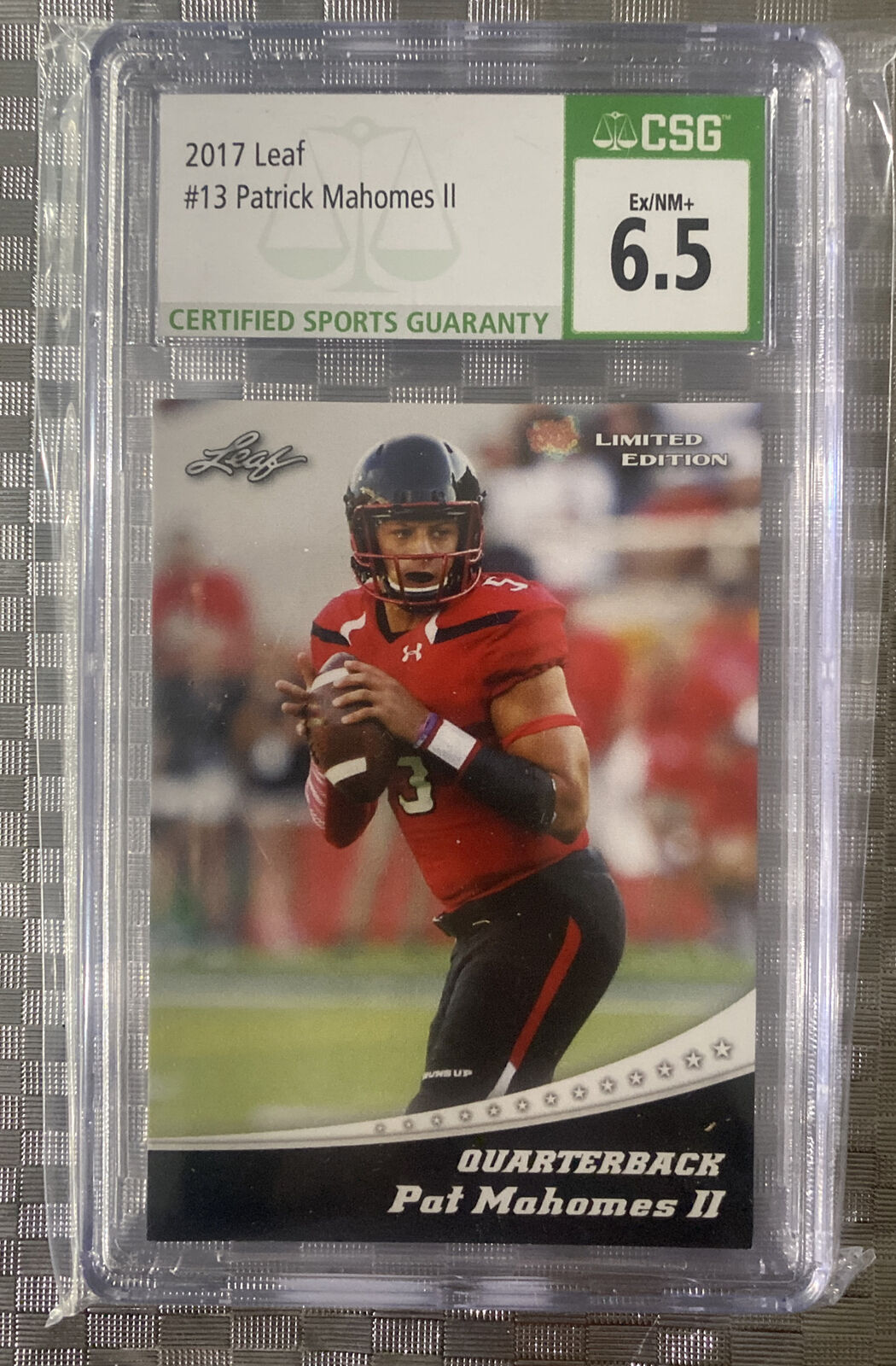 RARE 2017 Patrick Mahomes RC Rookie Leaf Limited Edition Sports Cards rare-2017-patrick-mahomes-rc-rookie-leaf-limited-edition-sports-cards